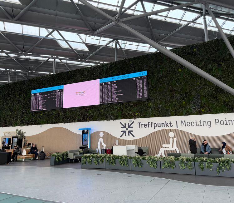 Übersicht Meetingpoint am Köln Bonn Airport