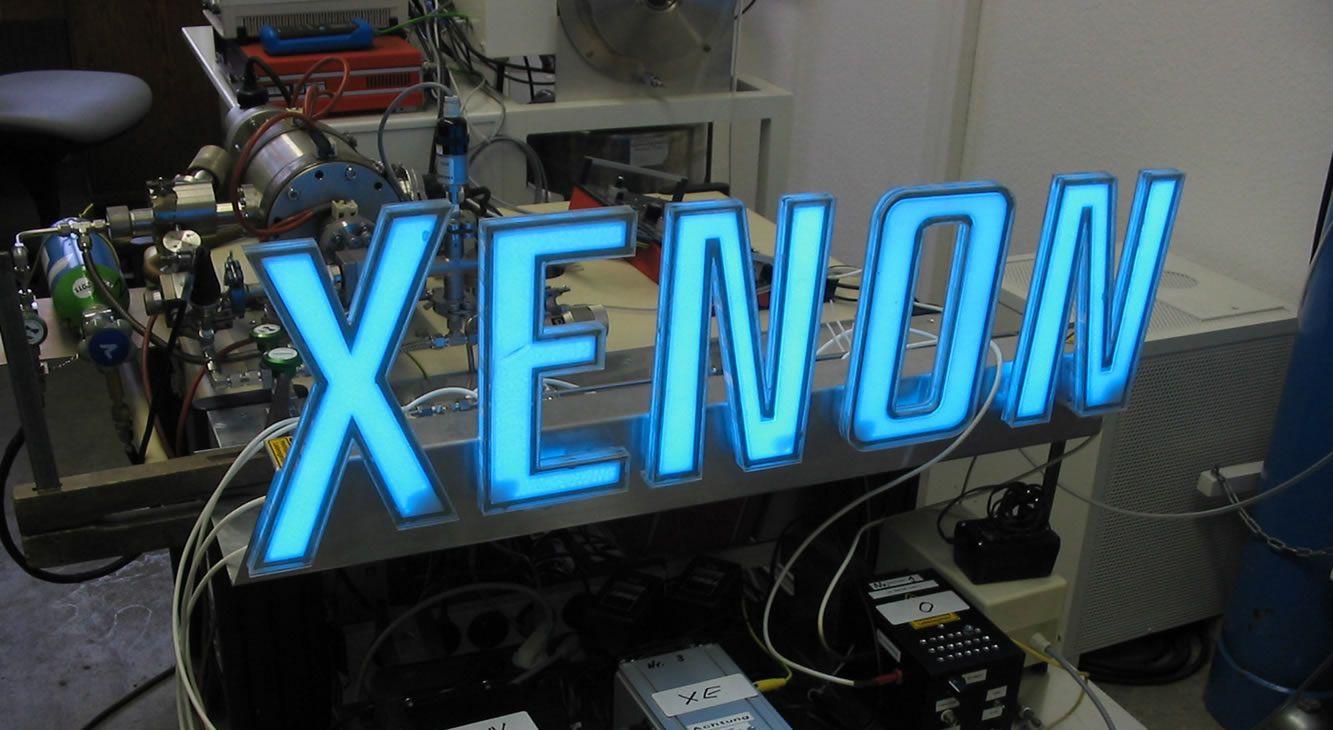 Xenon-Entladung im Labor der Berger GmbH
